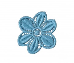 Bloemapplicatie Aqua  5cm