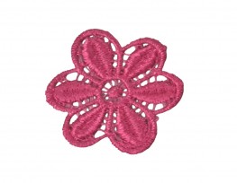 Bloemapplicatie Pink  5cm