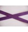 Donkerpaars biaisband van 1.2 cm. breed.