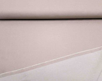 Zandkleurige stretch jeans. 48% katoen, 48% polyester,  4% elastan  1,40 mtr breed  280 gram p/m2