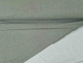 Grijs, (met een vleugje groen), stretch jeans. 48% katoen, 48% polyester,  4% elastan  1,40 mtr breed  280 gram p/m2