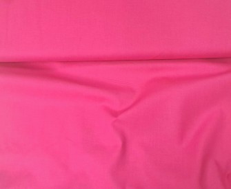 Effen katoen pink Cretonne stof. 100% katoen  1,45 mtr breed  130 gram/m2