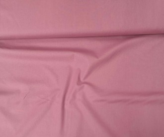 Effen katoen donker oudroze Cretonne stof. 100% katoen  1,45 mtr breed  130 gram/m2