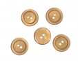 Kunststof knoop 2 gaats Camel 18mm 553-S8