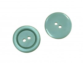 Kunststof knoop 2 gaats Oudgroen 18mm  559-S8