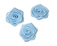 Lichtblauwe roos opnaaibare corsage 30mm   R305
