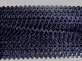 Zigzagband Donkerblauw 10mm