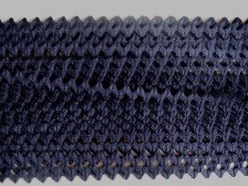 Zigzagband Donkerblauw 10mm