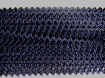 Zigzagband Donkerblauw 10mm