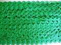 Zigzagband Glanzend groen 10mm