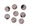 Kunststof mini knoop 2-zijdig Licht taupe 11mm  816-S9