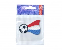Hollandse Applicatie Vlagvaandel met voetbal 0233