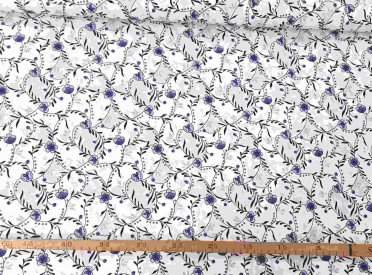 Delftsblauw  met takjes  10