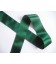 Donkergroen satijnlint dubbelzijdig van 40 mm. breed.