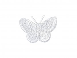 Vlinder applicatie Wit 3.5cm  30572