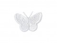 Vlinder applicatie Wit 3.5cm  30572