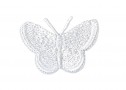 Vlinder applicatie Wit 5cm  30571 HKM
