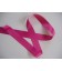 Donker pinkkleurig satijnlint double face van 25 mm. breed.