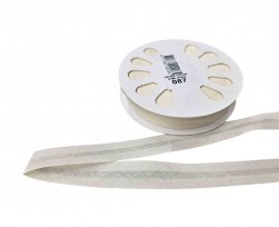 Biaisband per rol van 20mtr  Creme  20mm  087