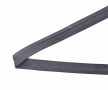 Biaisband van 2 cm breed  Donkergrijs  100 % katoen  De prijs is per meter en "1" staat voor 1 meter
