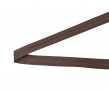 Biaisband 12 mm breed  middenbruin  100 % katoen