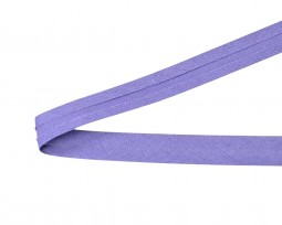 Biaisband 12 mm breed  Donkerlila  100 % katoen