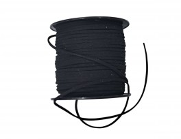 Suede koord Zwart  202