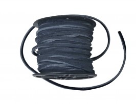 Suede koord Marineblauw  259