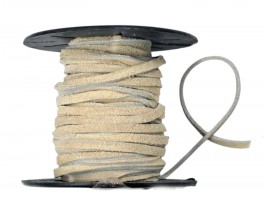 Suede koord Lichtzand-geel  258