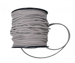 Suede koord Lichtgrijs  206