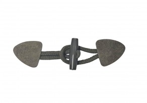 Houtje-touwtje sluiting Legergroen