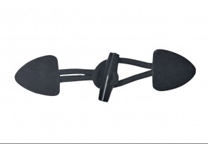 Houtje/touwtje sluiting Antraciet