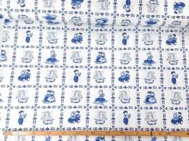 Delftsblauw  Boer en Boerin blauw