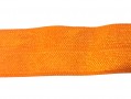 Elastisch vouwtres biaisband.  Oranje  20 mm breed  Elastisch biaisband wordt gebruikt om rekbare stoffen af te werken.