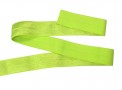 Elastisch vouwtres biaisband.  Llicht lime.  20 mm breed.  Elastisch biaisband wordt gebruikt om rekbare stoffen af te werken.