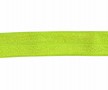 Elastisch vouwtres biaisband.  Llicht lime.  20 mm breed.  Elastisch biaisband wordt gebruikt om rekbare stoffen af te werken.