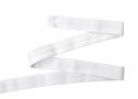 Elastisch vouwtres biaisband Wit  450