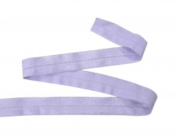 Elastisch vouwtres biaisband Lila 473