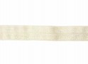 Elastisch biaisband creme  2 cm breed vouw tresband