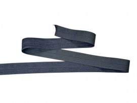 Elastisch vouwtres biaisband Donkergrijs 453H