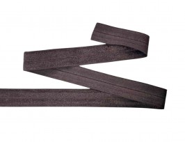 Elastisch vouwtres biaisband Bruin 460H
