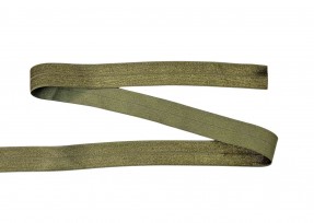 Elastisch vouwtres biaisband Licht legergroen  464