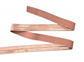 Elastisch vouwtres biaisband Camel  482