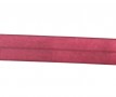 Elastisch vouwtres biaisband.  Donkerrood.  20 mm breed  Elastisch biaisband wordt gebruikt om rekbare stoffen af te werken.