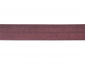Elastisch vouwtres biaisband.  Bordeaux.  20 mm breed  Elastisch biaisband wordt gebruikt om rekbare stoffen af te werken.