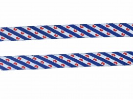 Sierband  Friese vlag  15mm stukje van 70cm