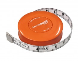 Rolcentimeter van Hoechstmass Automatisch oprolbaar  Oranje