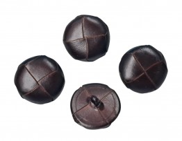 Leerknoop Donkerbruin. 26 mm. LK526-40