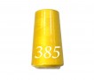 Lockgaren. 3000 yards.  Geel  100% polyester  Dikte 40/2 Ook geschikt als naaigaren.  Goldspun overlockgaren