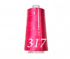 Lockgaren. 3000 yards.  Pink  100% polyester  Dikte 40/2 Ook geschikt als naaigaren.  Goldspun overlockgaren